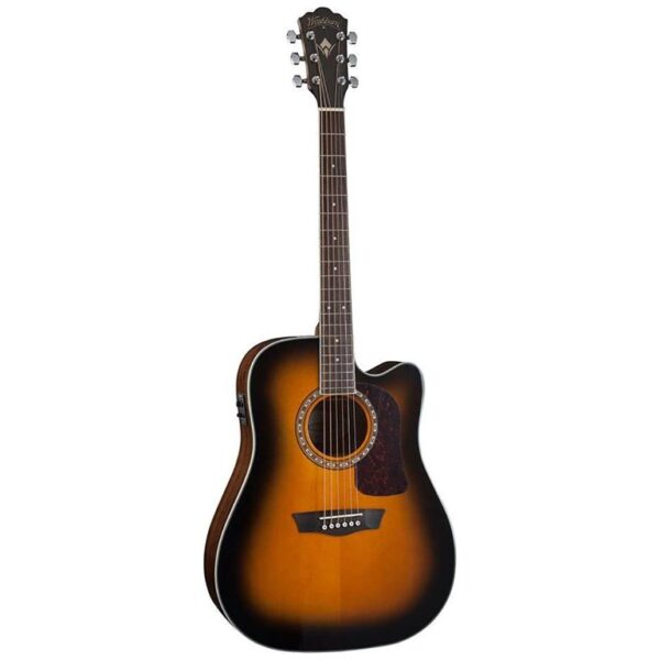 Washburn Heritage HD10 SCE Tobacco Burst Acoustic-Electric Guitar