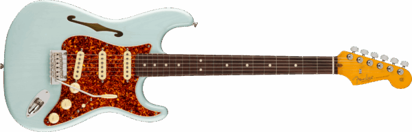 Fender American Professional II Stratocaster LTD Thinline Electric Guitar - Image 2