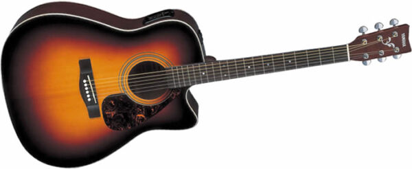 Yamaha FX-370C  Acoustic Guitar - Image 2